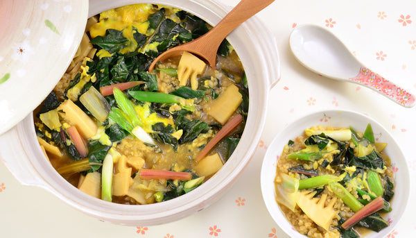 Vegetable Brown Rice Zosui – Sampoyoshi