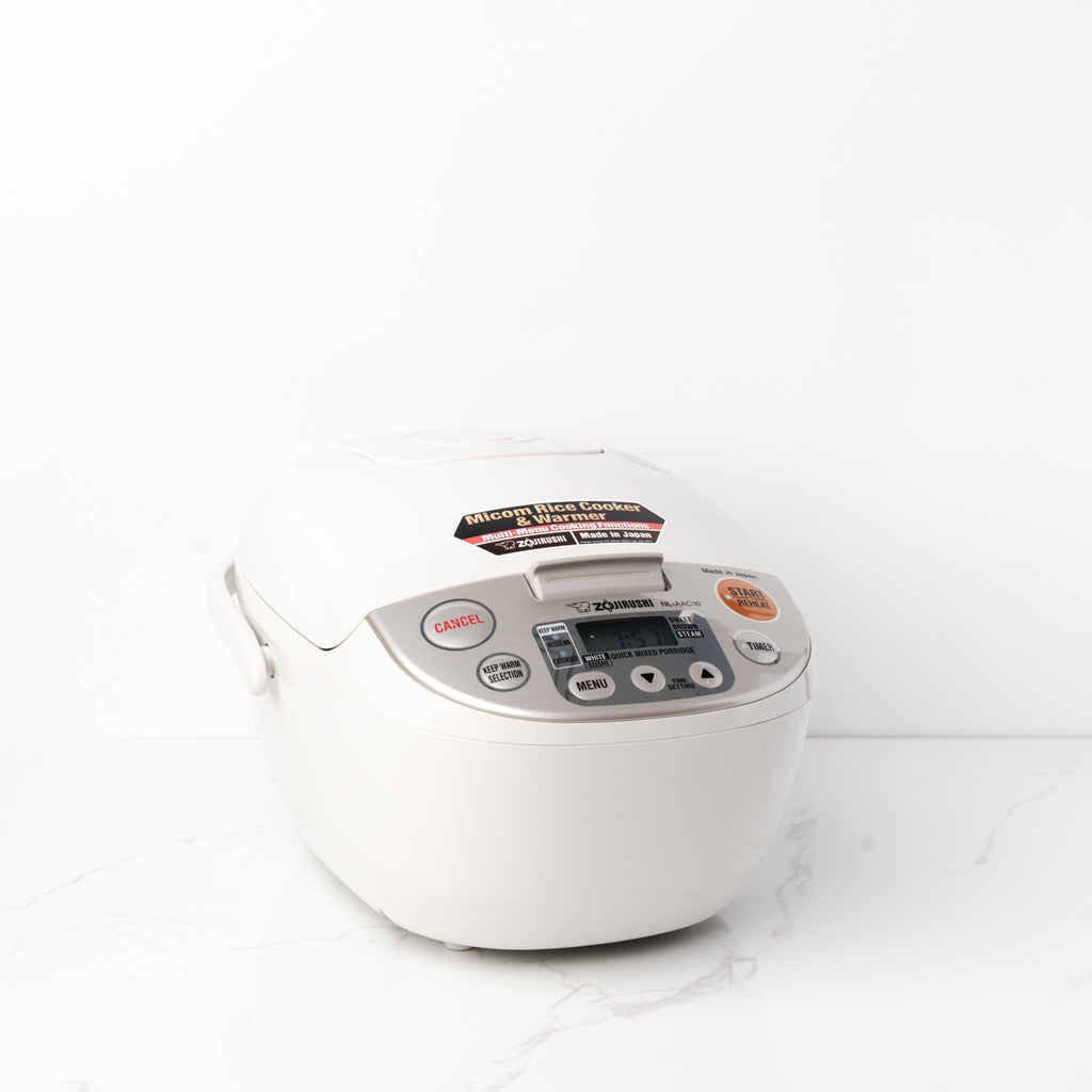 Zojirushi Micom 5.5-Cup Rice Cooker, Cool White